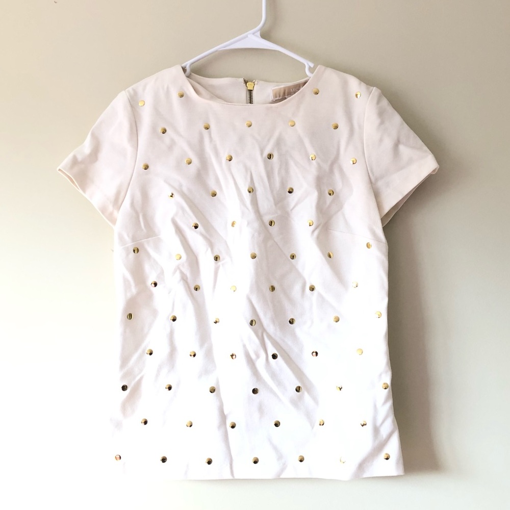 Michael Kors Gold Studs Top